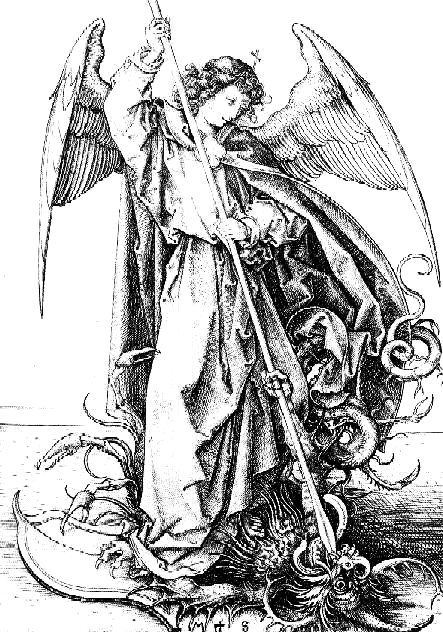 Das Bild zeigt Erzengel Michael